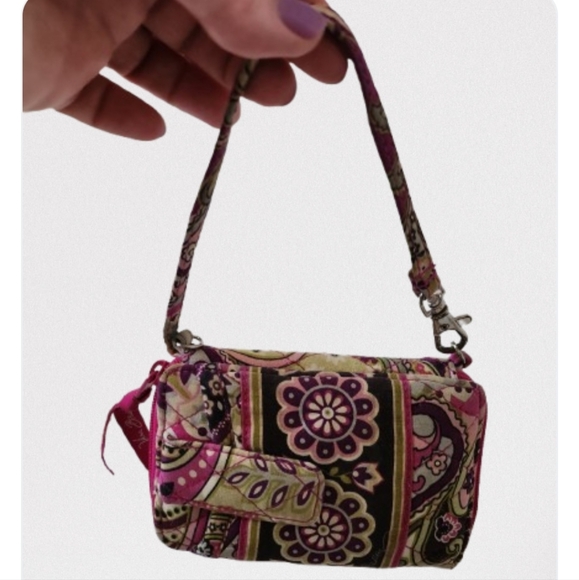 Vera Bradley Quilted Paisley Wristlet Wallet - Picture 3 of 11